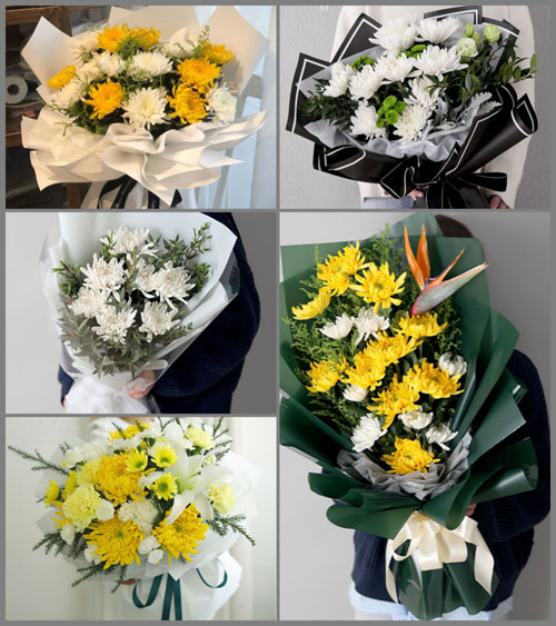 贵州毕节市大方县大方镇湾子村白事花束代送